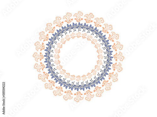 lace doily on white