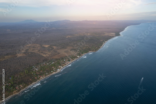 Ocean beach landscape
