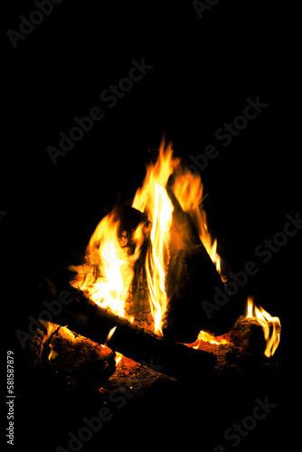 Wärme am Feuer