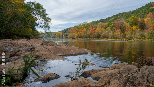 Etowah River in Fall