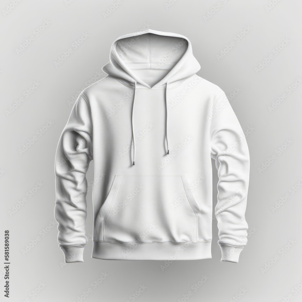 black hoodie template, front and back, white background, 3d tshirt ...