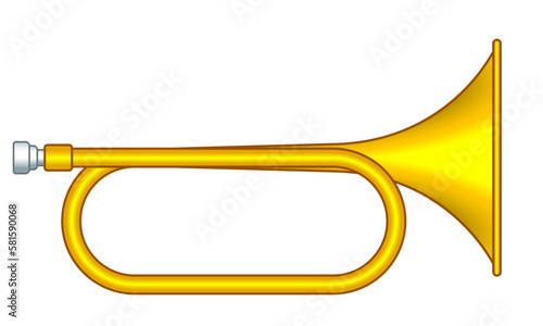 Trumpet instrument illustration