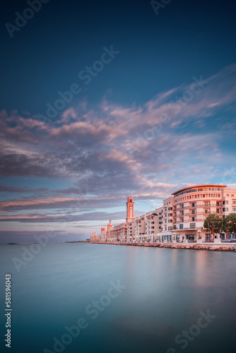 The Bari waterfront is a beautiful 4km walk along the seafront, with stunning historic buildings like the Margherita theatre and the Swabian castle. The view of the crystal clear Adriatic Sea is breat photo