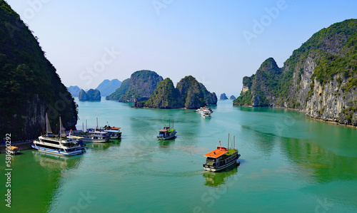 Ha Long Bay, a UNESCO Heritage Site in Vietnam