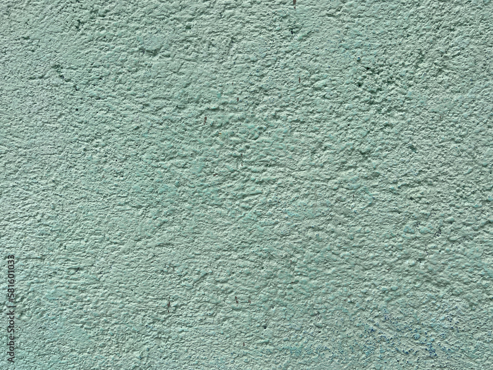 Fototapeta premium Colored Textured Background - Soft Green Stucco