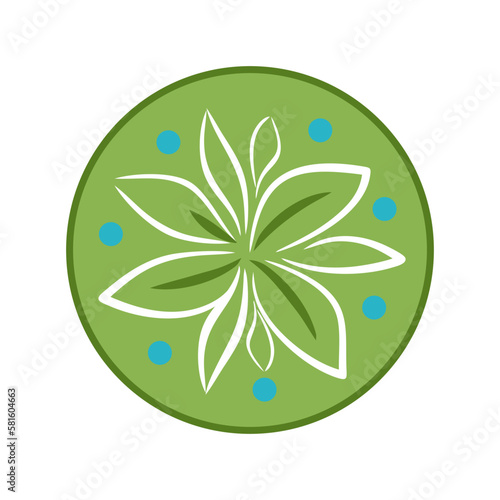 organic logo. eco emblem. vegetable natural icon.