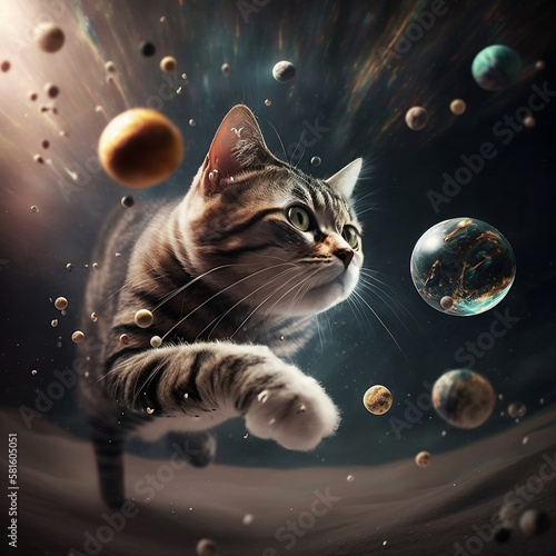 Cat in space