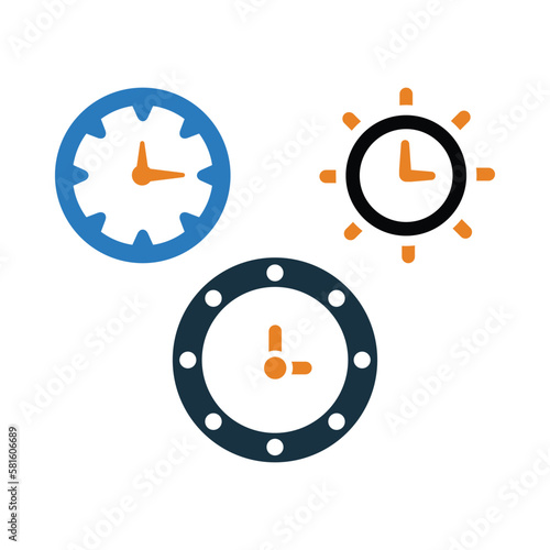 clock, time , foreign time, double clock icon