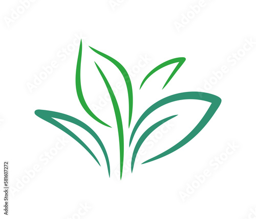 organic logo. eco emblem. vegetable natural icon. agriculture and plant growing