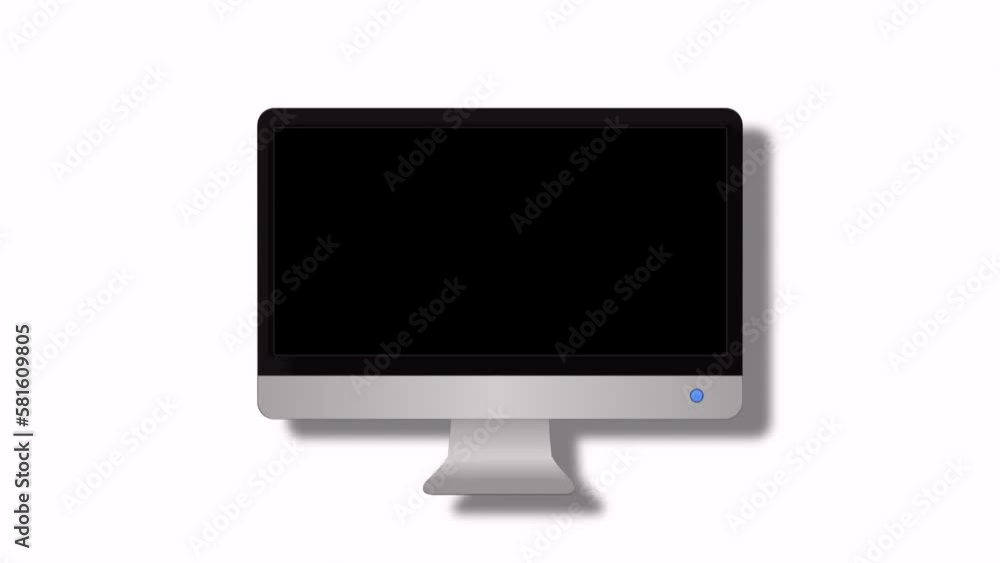 Like subscribe notify icons on desktop computer Like subscribe notify icons on desktop computer