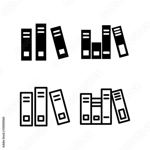 Library icon vector illustration. education sign and symbol