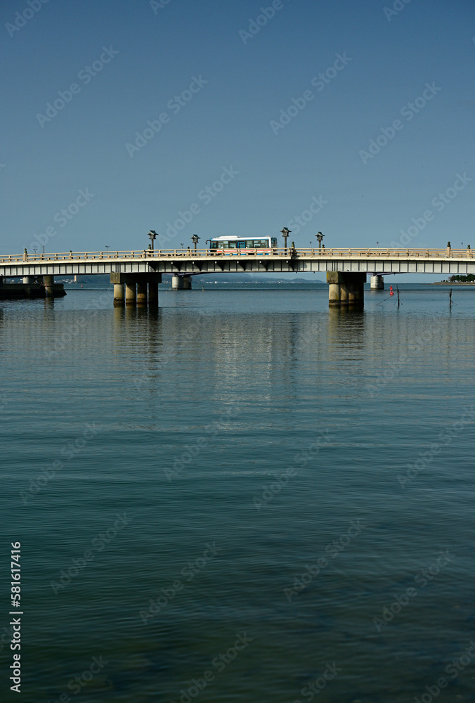 朝の松江大橋
