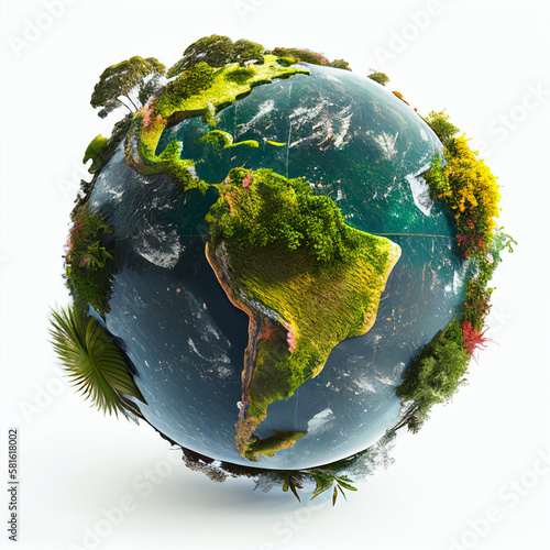Canvas-taulu Planet Earth: Celebrate Arbor Day