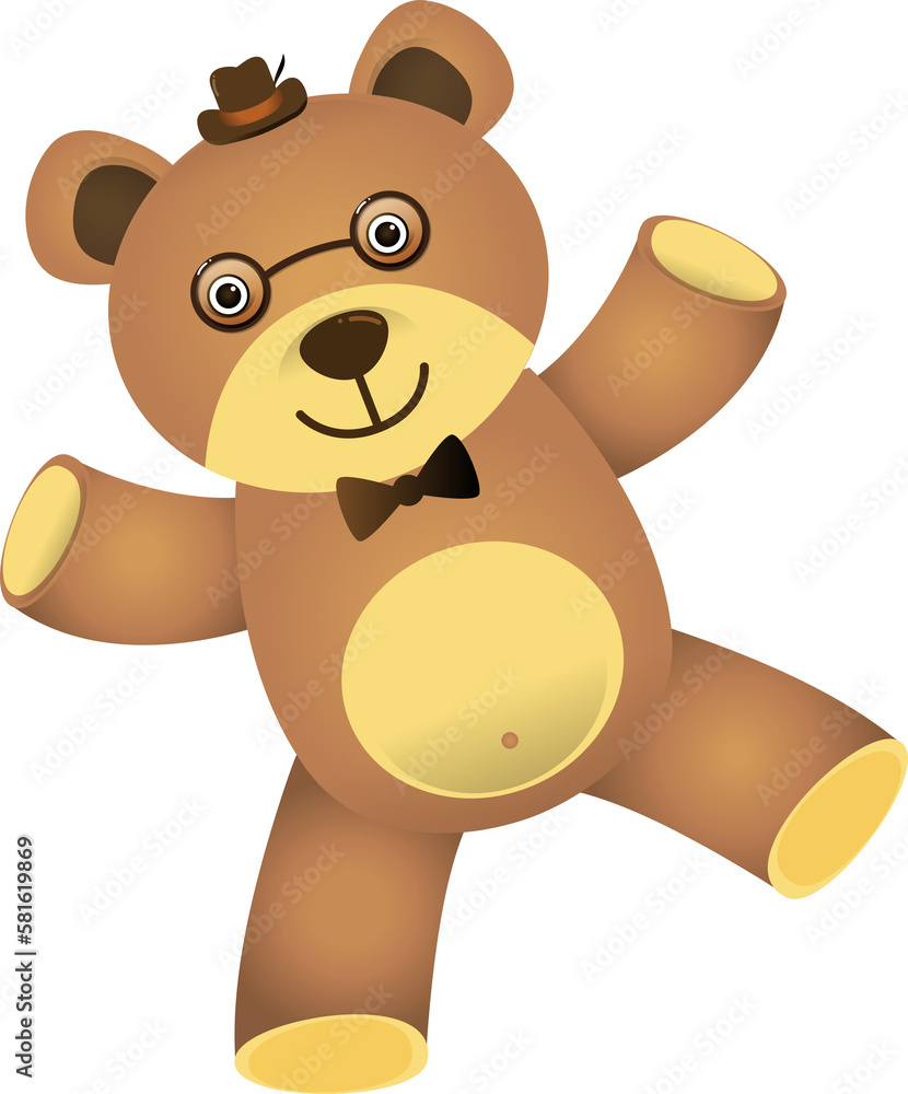 Obraz premium teddy bear cartoon