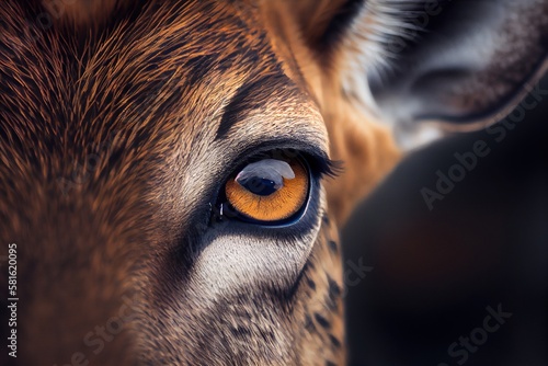 close up of a deer