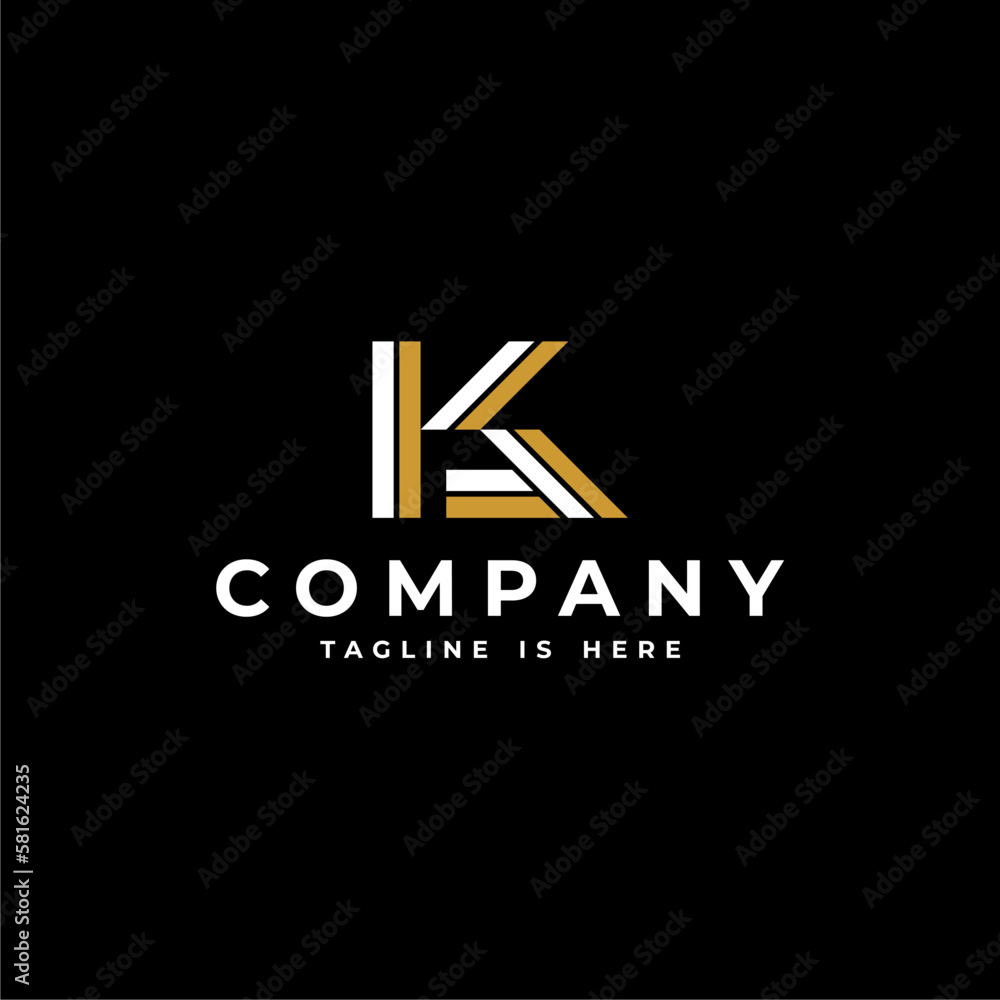 Lettermark K Logo Design