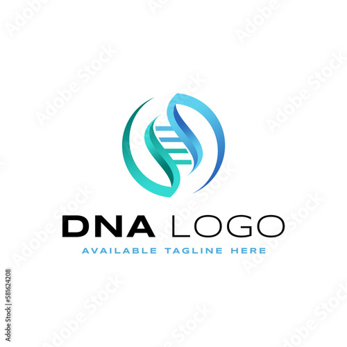 Dna logo with modern style