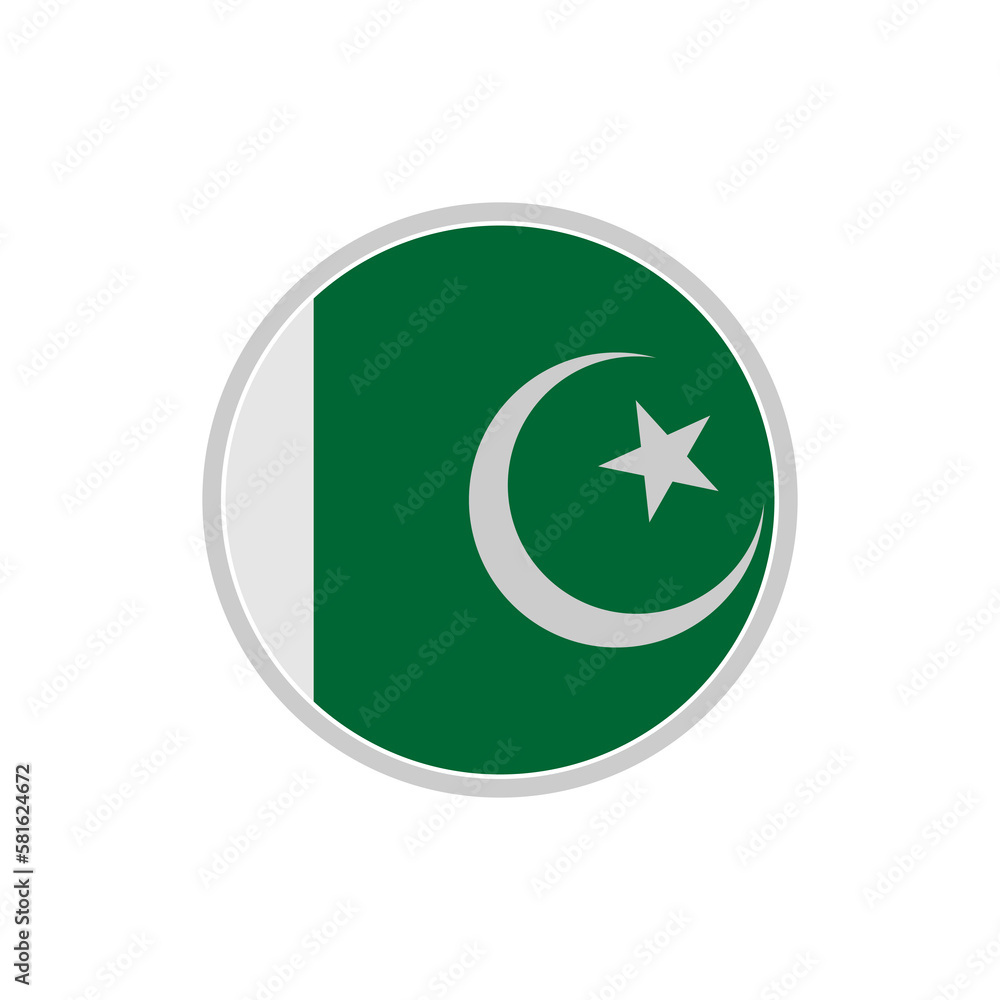 Pakistan flags icon set, Pakistan independence day icon set sign vector symbol Pakistan flags icon set, Pakistan independence day icon set sign vector symbol