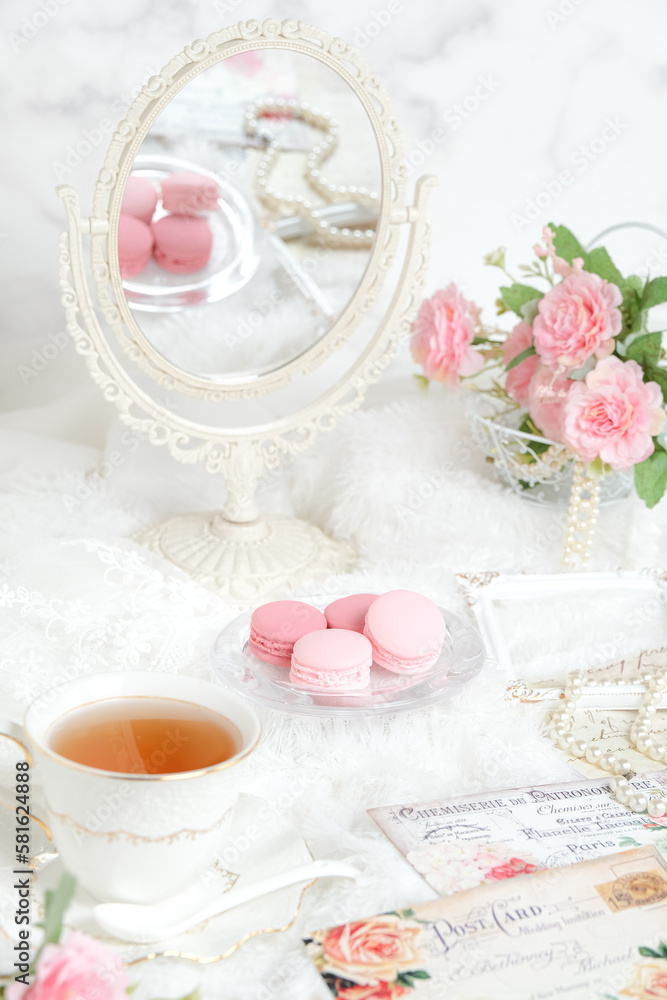 still life macaroon, brightmood concept still life macaroon, brightmood concept