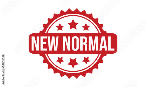 New Normal Rubber Stamp Seal Vector