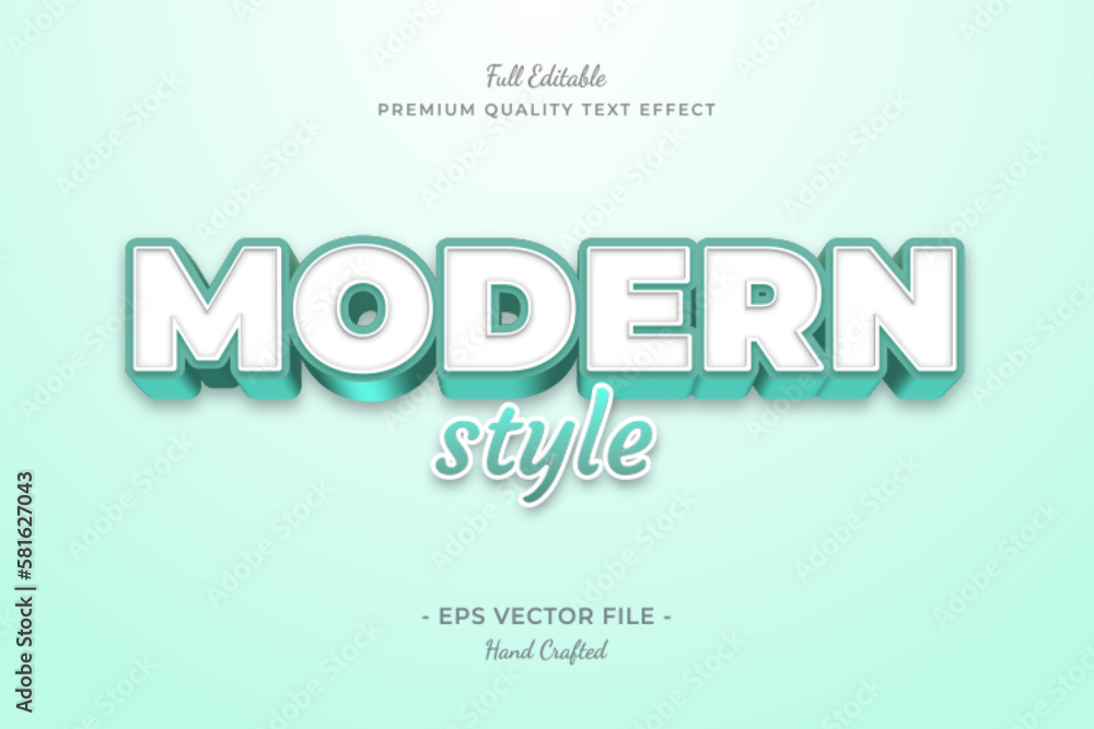 Modern Soft Blue Style Editable Premium Text Effect Font Style