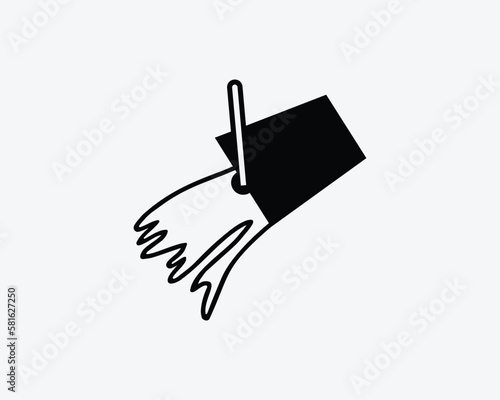 Pour Water Bucket Pail Throw Douse Dump Spil Toppled Icon Black White Silhouette Symbol Sign Graphic Clipart Artwork Illustration Pictogram Vector