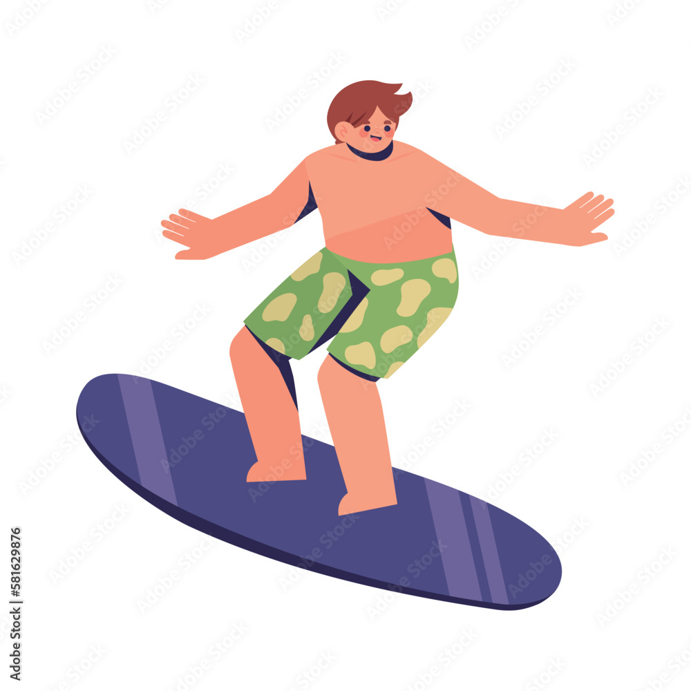 man on surfboard