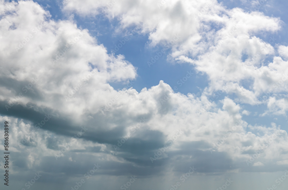 sky replacement rows of white fluffy clouds on blue sky sky replacement rows of white fluffy clouds on blue sky