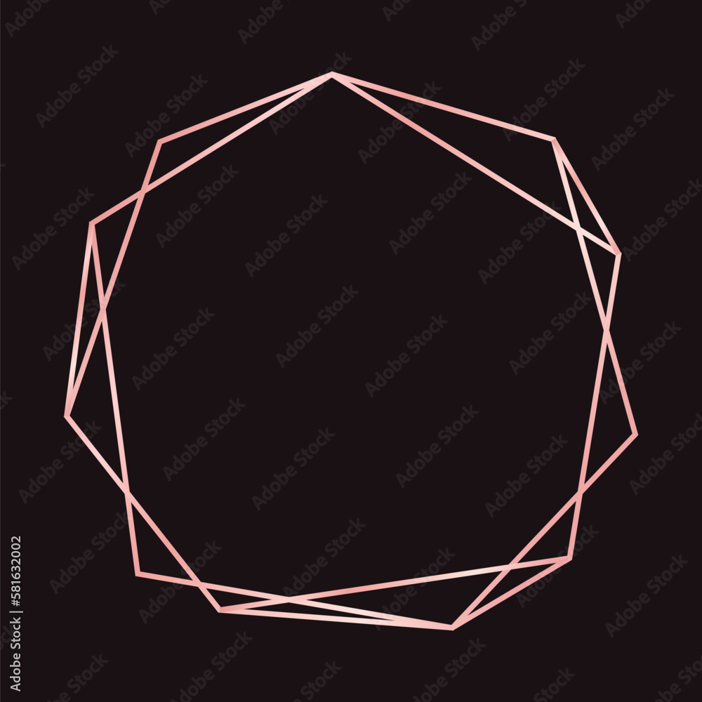 Simple geometric rose gold pattern. Vector modern design template for wedding or birthday invitation, brochure, poster and business card Simple geometric rose gold pattern. Vector modern design template for wedding or birthday invitation, brochure, poster and business card
