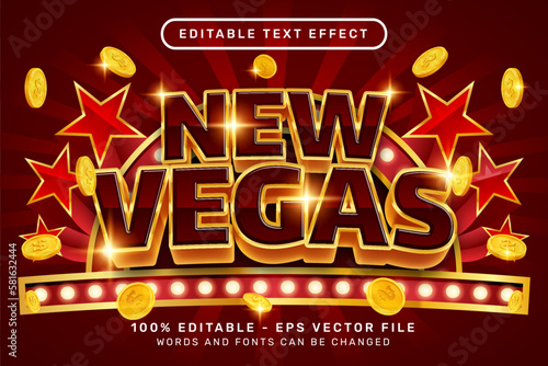 new vegas 3d text effect and editable text effect
