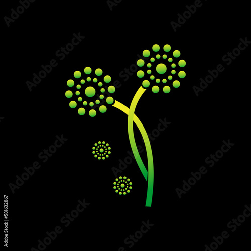 abstract flower design
