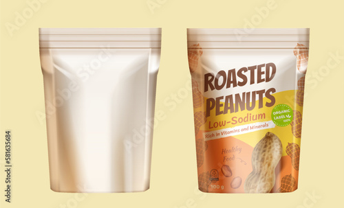 3D roasted peanut package set