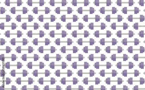 ベクターパターン ダンベル 背景透明