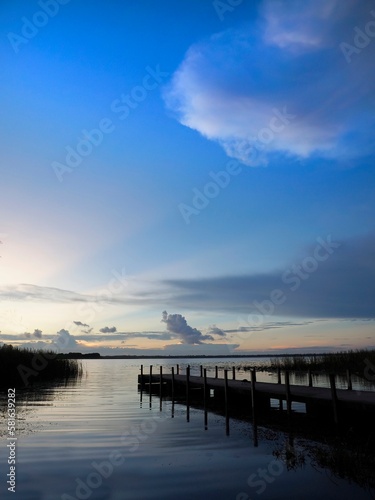 The Sun Rises on a Beautiful Florida Lake