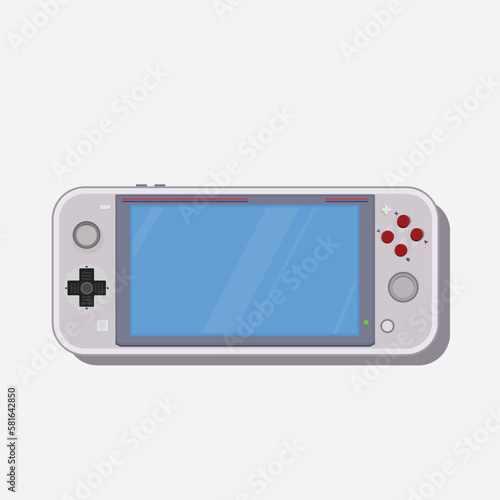 Set of handheld game console