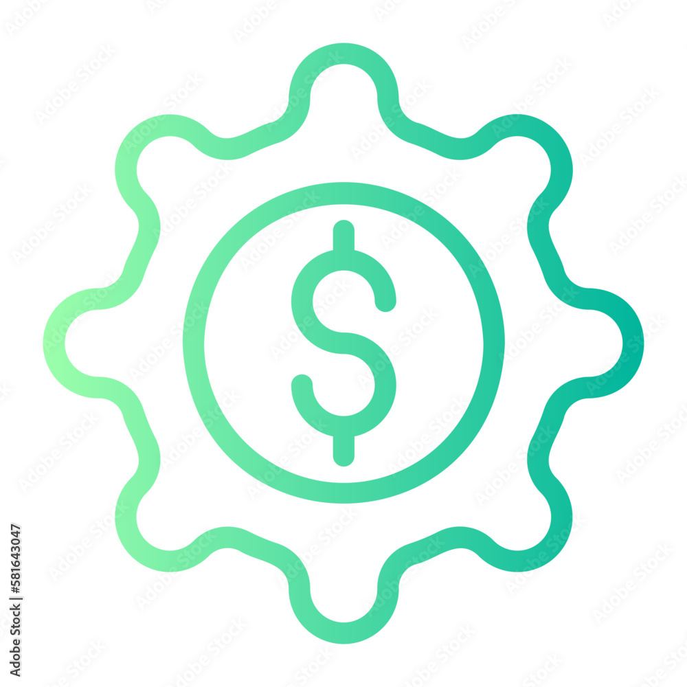 management gradient icon management gradient icon