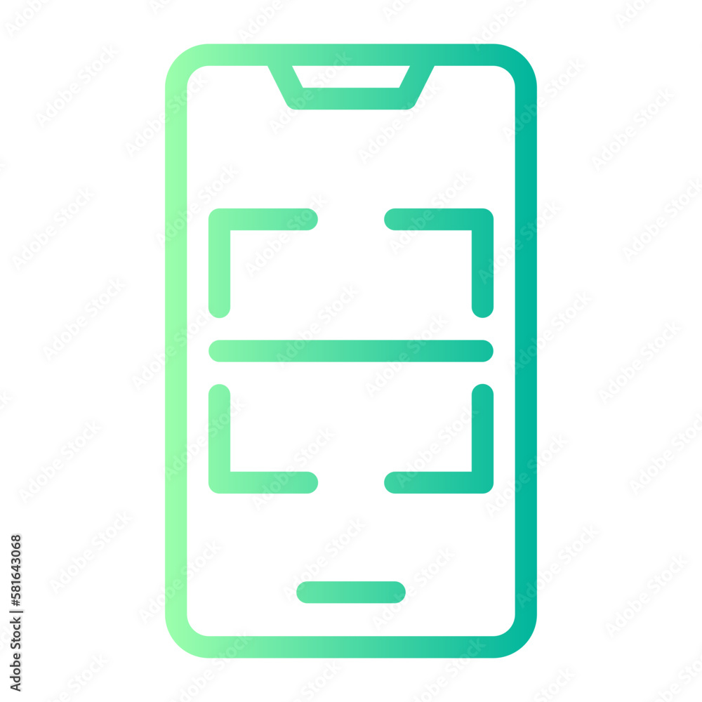 qr scan gradient icon qr scan gradient icon