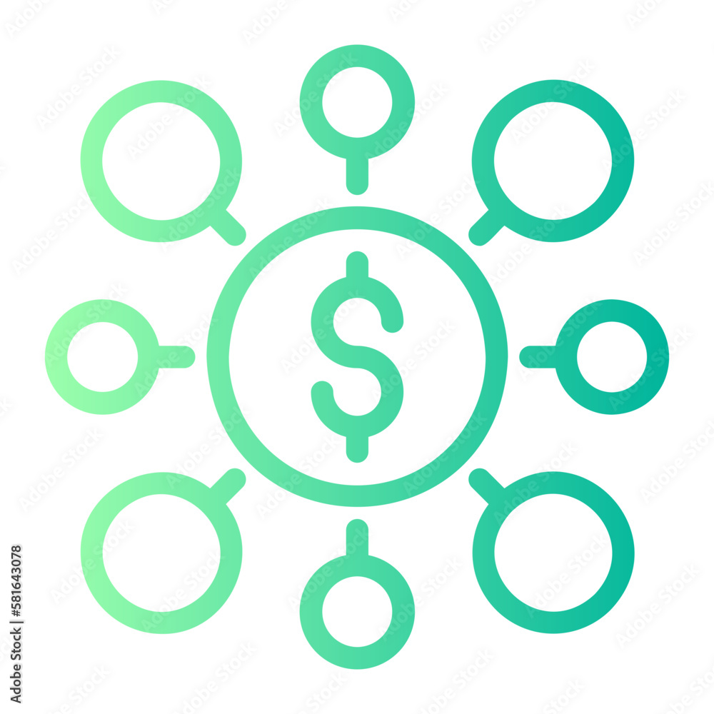 network gradient icon