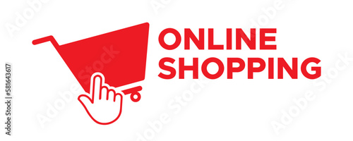  Online shopping vector illustration