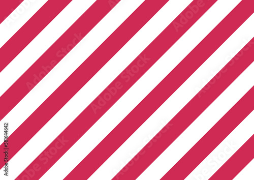 赤色 白色 2色配色 斜めストライプ背景素材