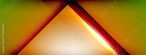 Light and shadow squares and lines abstract background