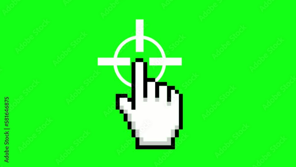 motion recording cursor button click, green screen motion recording cursor button click, green screen