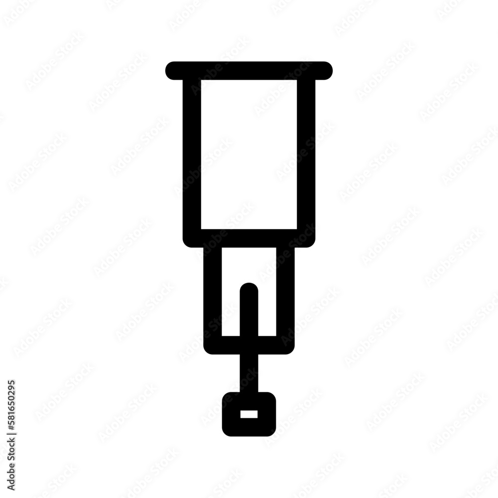 crutch icon or logo isolated sign symbol vector illustration - high quality black style vector icons
crutch icon or logo isolated sign symbol vector illustration - high quality black style vector icons