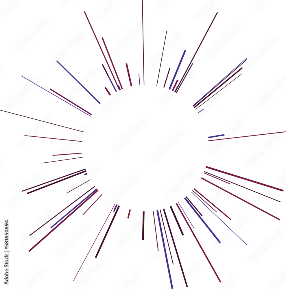 Obraz premium An abstract transparent burst shape design element.