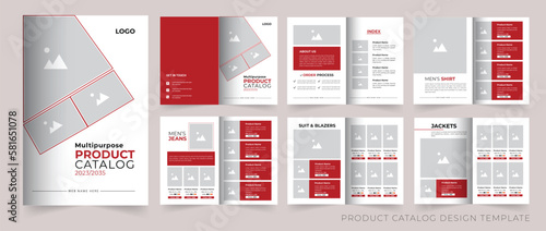 Multipurpose product catalog design template