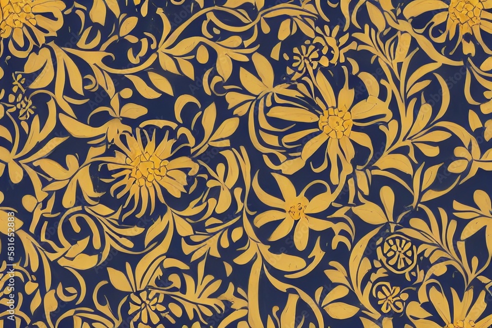 Abstract Flower Pattern Background Abstract Flower Pattern Background