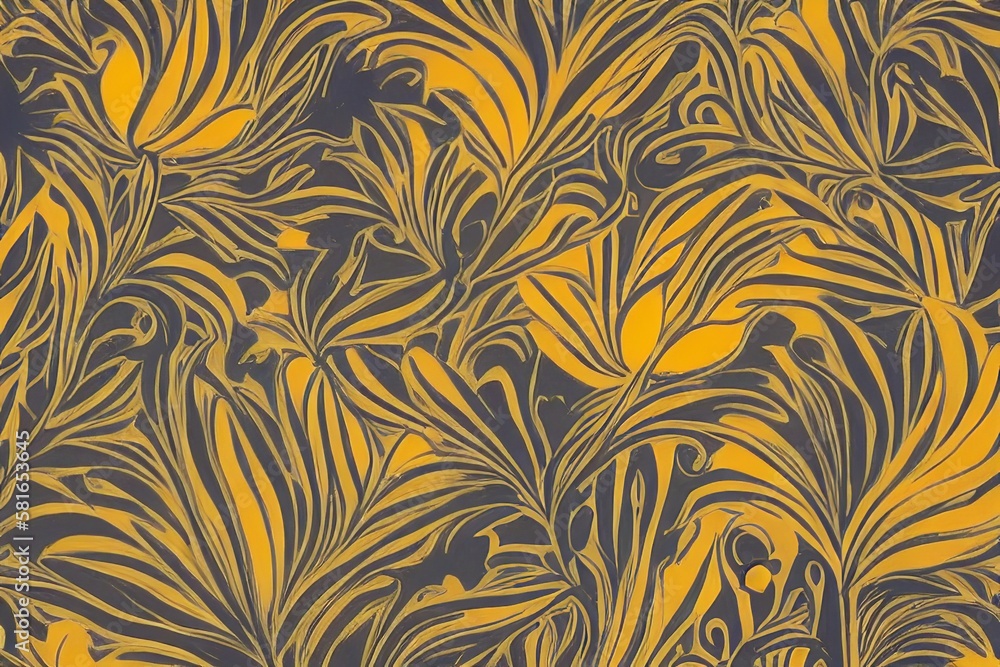 Abstract Flower Pattern Background Abstract Flower Pattern Background