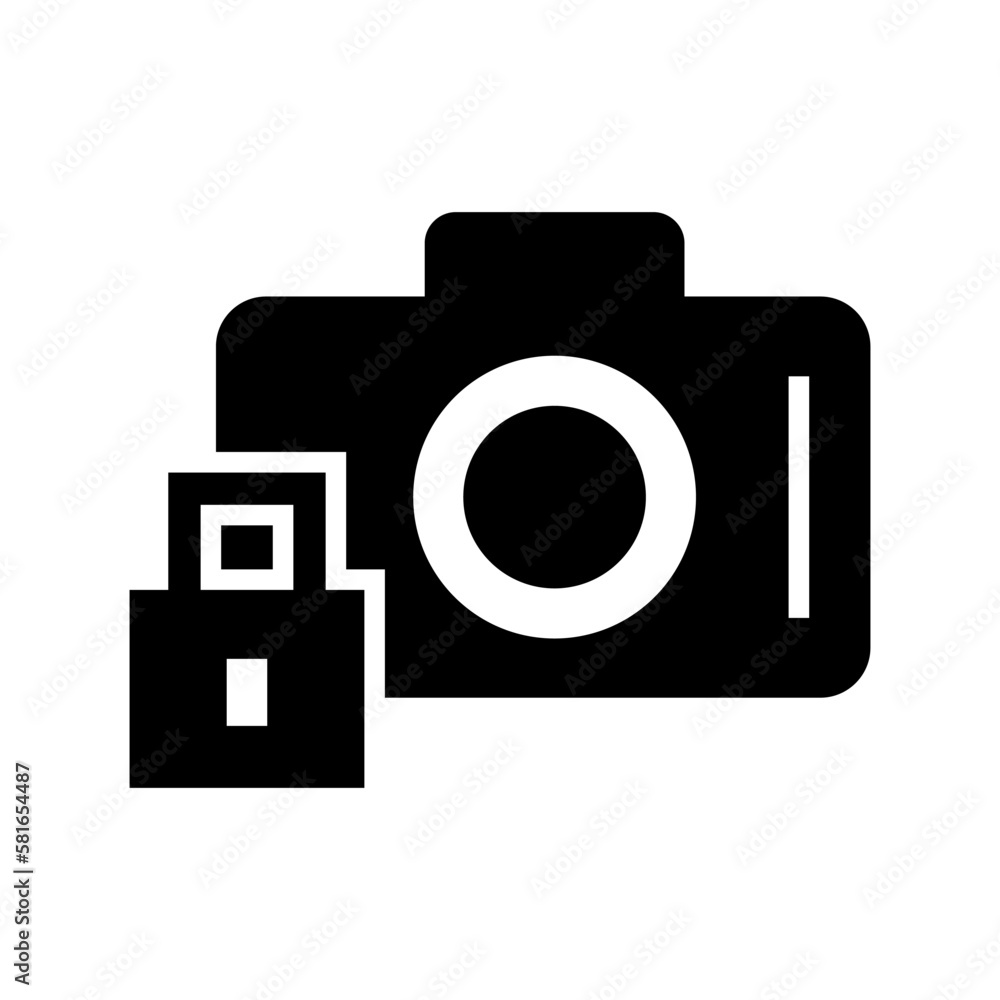 camera lock icon or logo isolated sign symbol vector illustration - high quality black style vector icons
camera lock icon or logo isolated sign symbol vector illustration - high quality black style vector icons