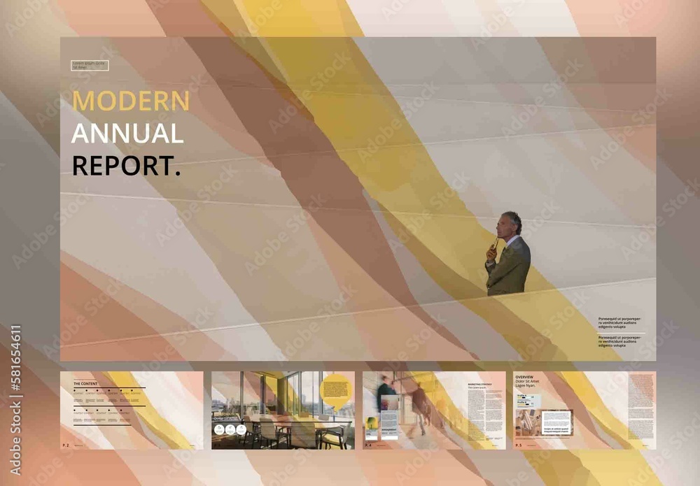 Modern Annual Report Presentation Layouts Stock Template Adobe Stock Modern Annual Report Presentation Layouts Stock Template Adobe Stock