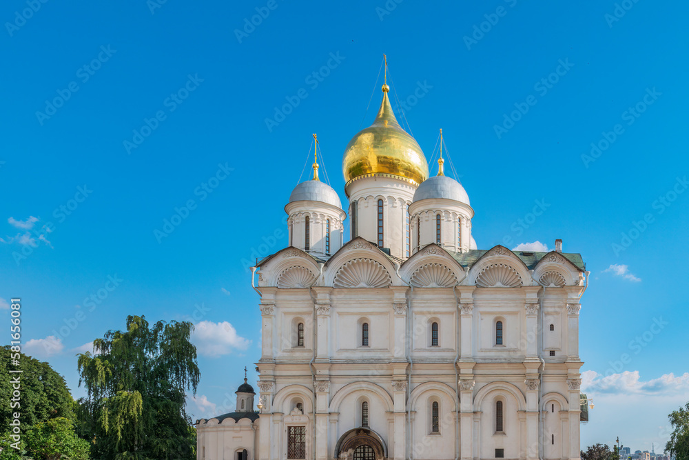 The Cathedral of the Archangel in Moscow Kremlin. The Cathedral of the Archangel is a Russian Orthodox church dedicated to the Archangel Michael.